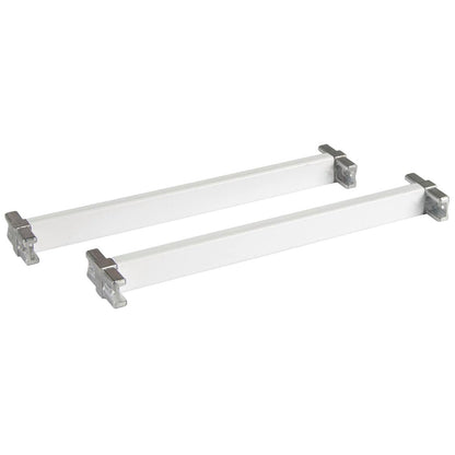 Flexi Storage Home Solutions 230mm Cross Bars Stackable Steel 2 Pack