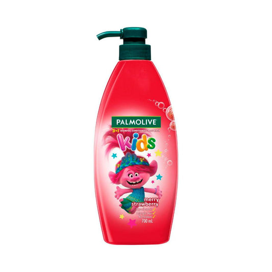 Palmolive Kids 3 in 1 Merry Strawberry Shampoo Conditioner & Bodywash - 700mL