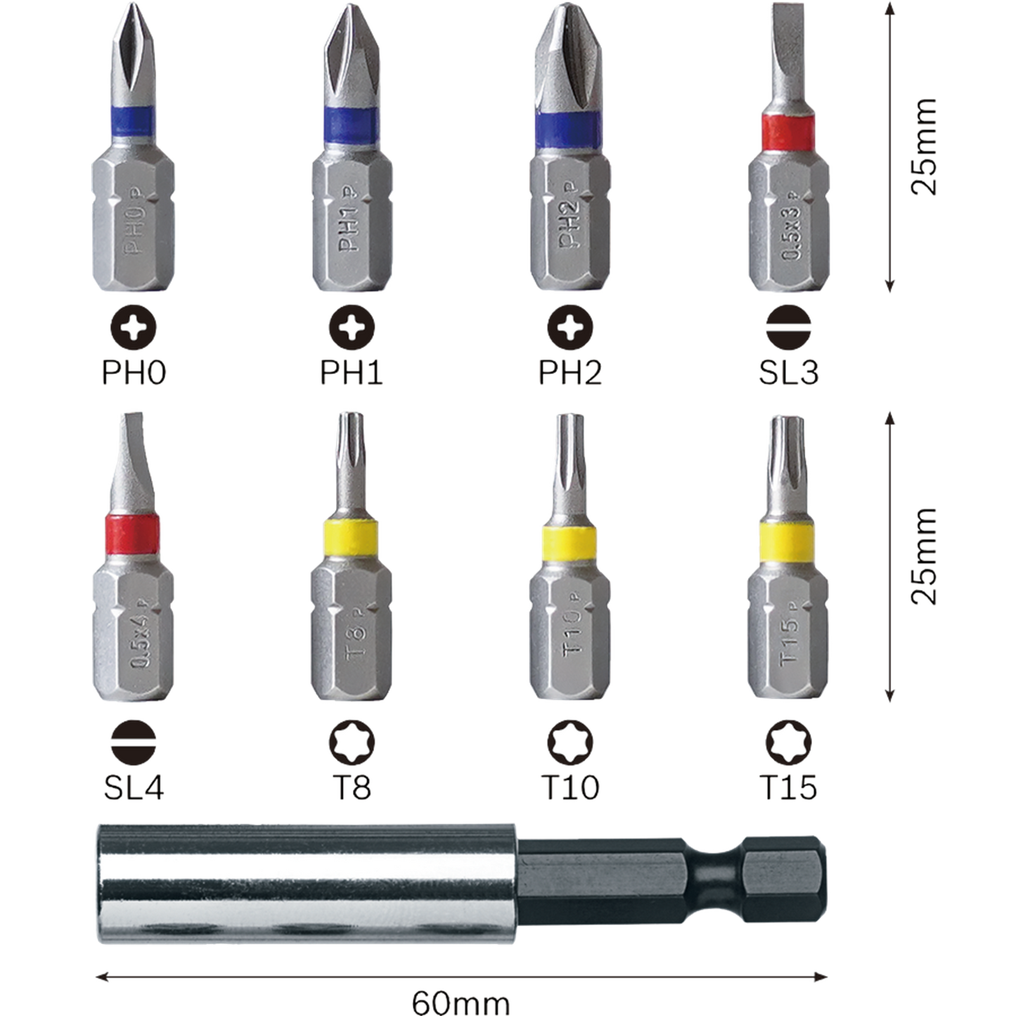Bosch Professional Go Cordless Screwdriver Kit - Go 3 - 6V