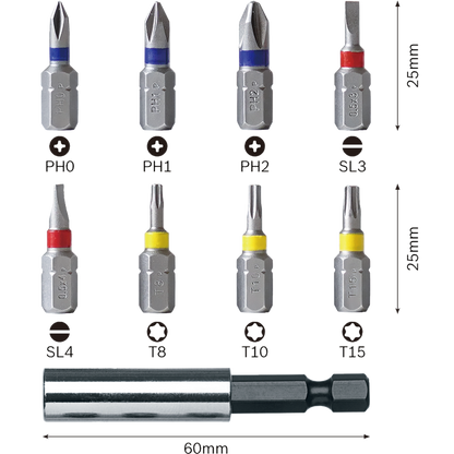 Bosch Professional Go Cordless Screwdriver Kit - Go 3 - 6V