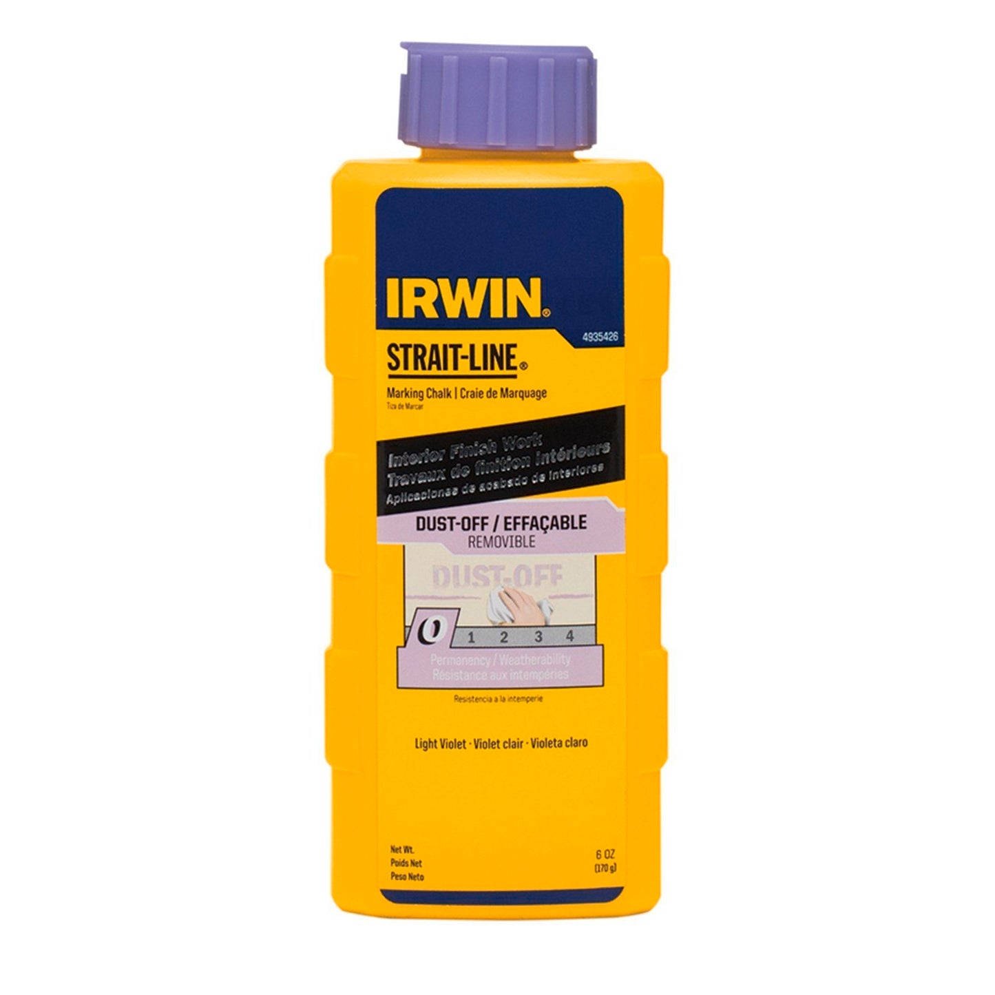 Irwin Strait Line Marking Chalk - 6oz