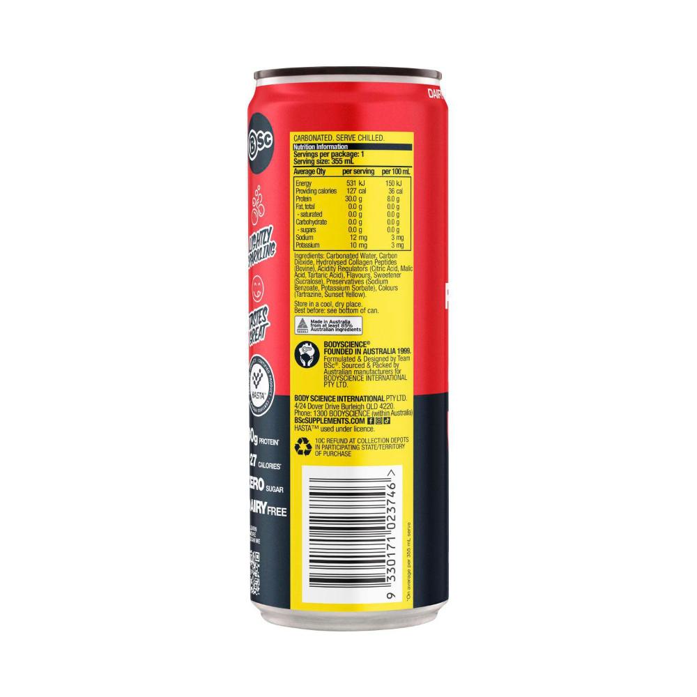 BSc Protein Water Lemon Soda - 355mL