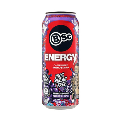 BSc Energy Drink Grape Punch - 500mL