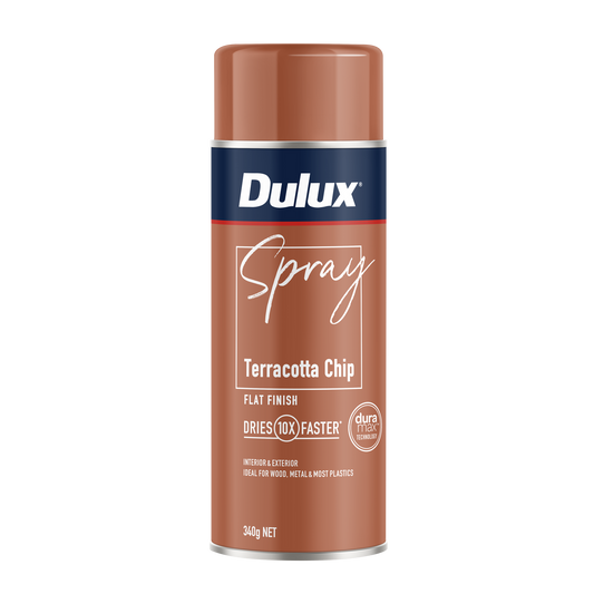 Dulux Flat Finish Spray Paint - 340g - Terracotta Chip