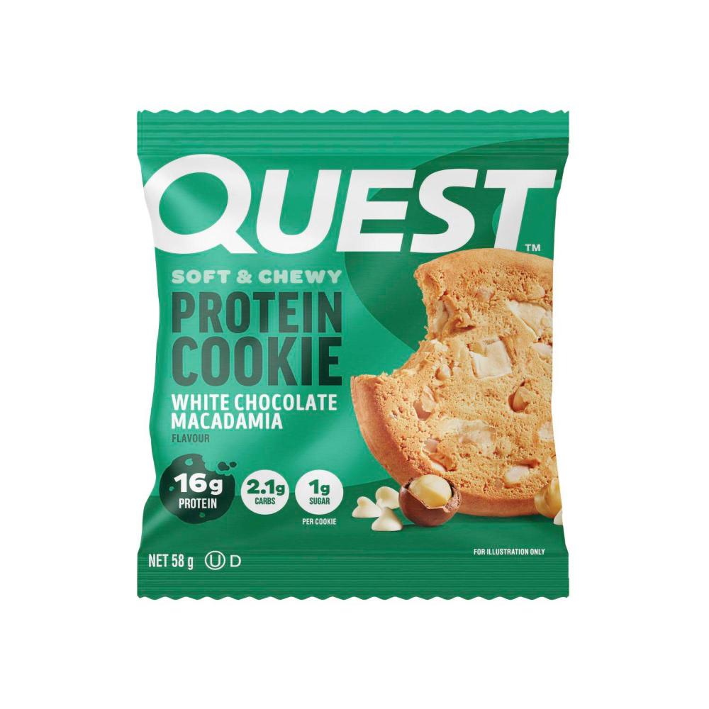Quest Protein Cookie White Choc Macadamia - 58g