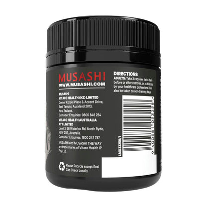Musashi Creatine Capsules - 120 Pack