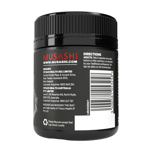 Musashi Creatine Capsules - 120 Pack