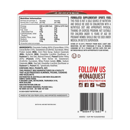Quest Peanut Butter Cups Multipack 4 Pack - 168g