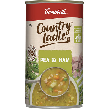 Campbells Country Ladle Soup Pea & Ham 500g