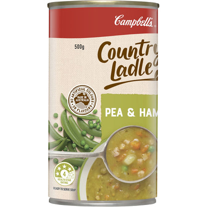 Campbells Country Ladle Soup Pea & Ham 500g