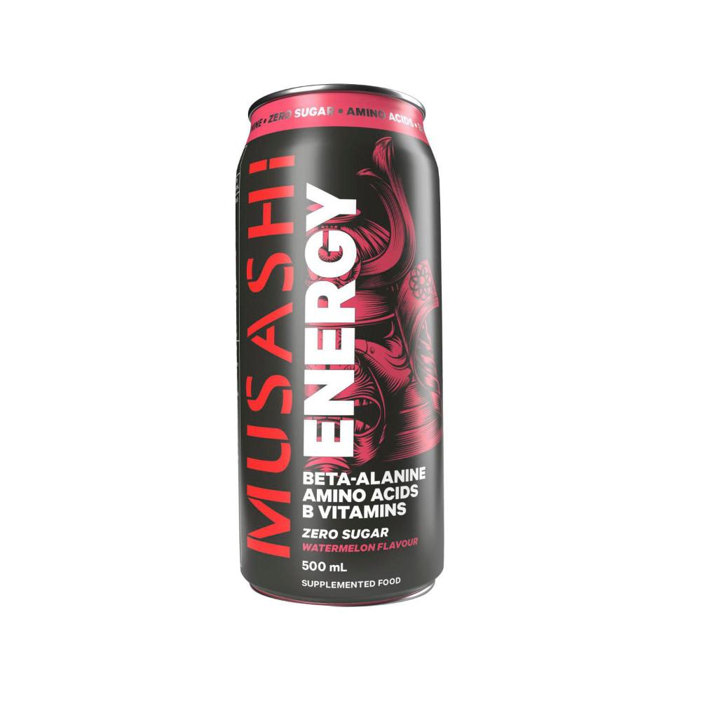 Musashi Energy Drink Watermelon - 500mL