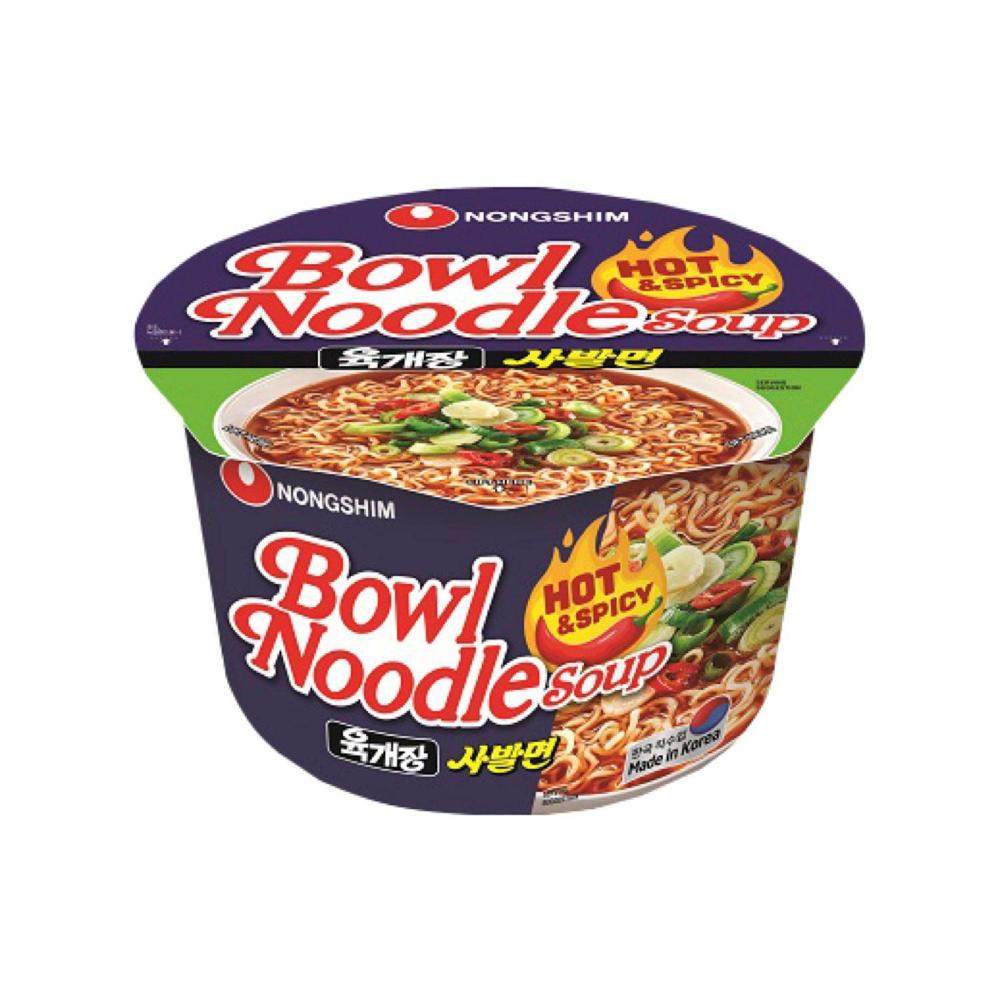 Nongshim Bowl Noodle Soup Hot & Spicy - 100g