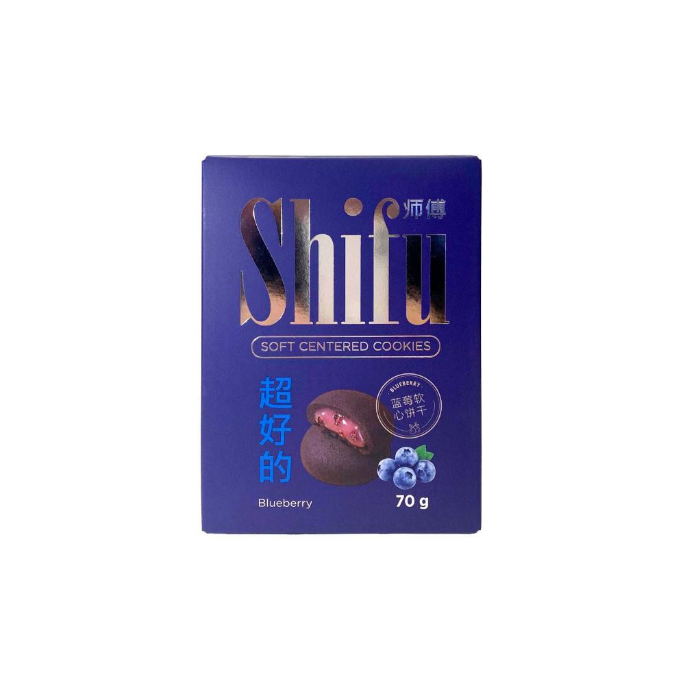 Shifu Soft Centered Cookies Blueberry - 70g