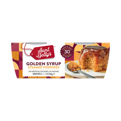 Aunt Betty's Pudding Golden Syrup 2 Pack - 190g