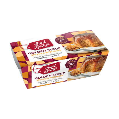 Aunt Betty's Pudding Golden Syrup 2 Pack - 190g