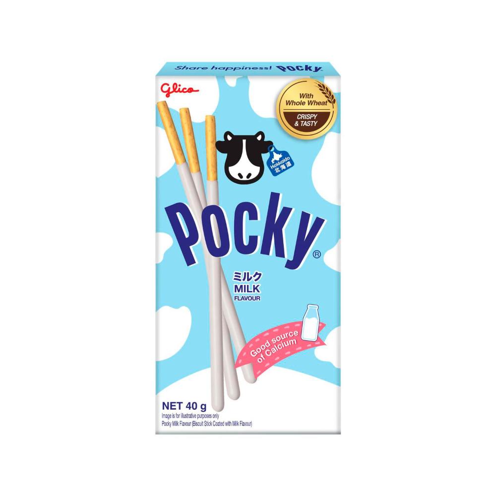 Glico Pocky Biscuit Stick Milk - 40g