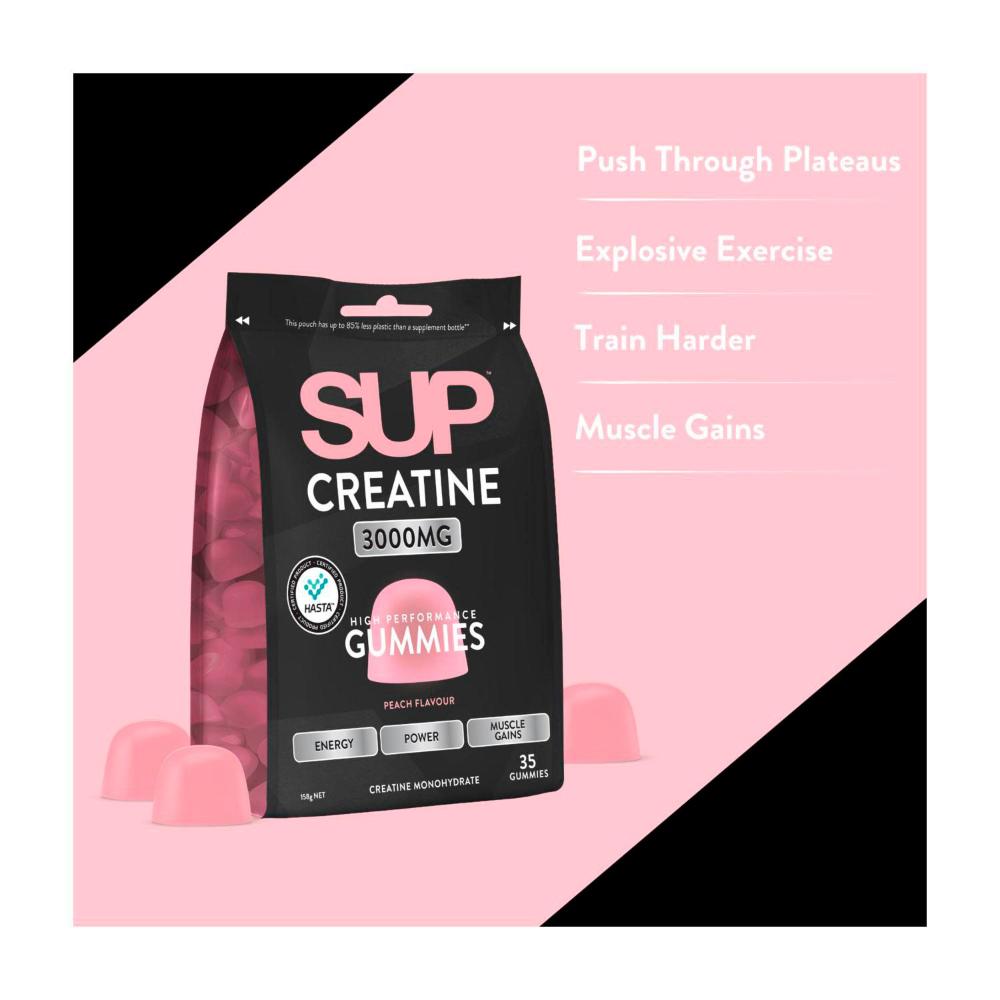 SUP Creatine High Performance Gummies Peach - 35 Pack