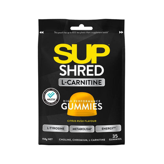Sup Shred Carnitine High Performance Gummies Citrus Rush - 35 Pack