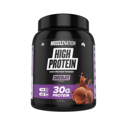 Muscle Nation High Protein Powder Chocolate - 450g