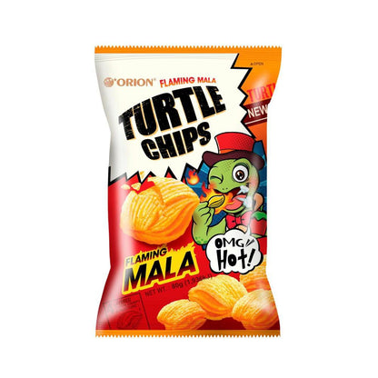 Orion Turtle Chips Flaming Mala - 80g