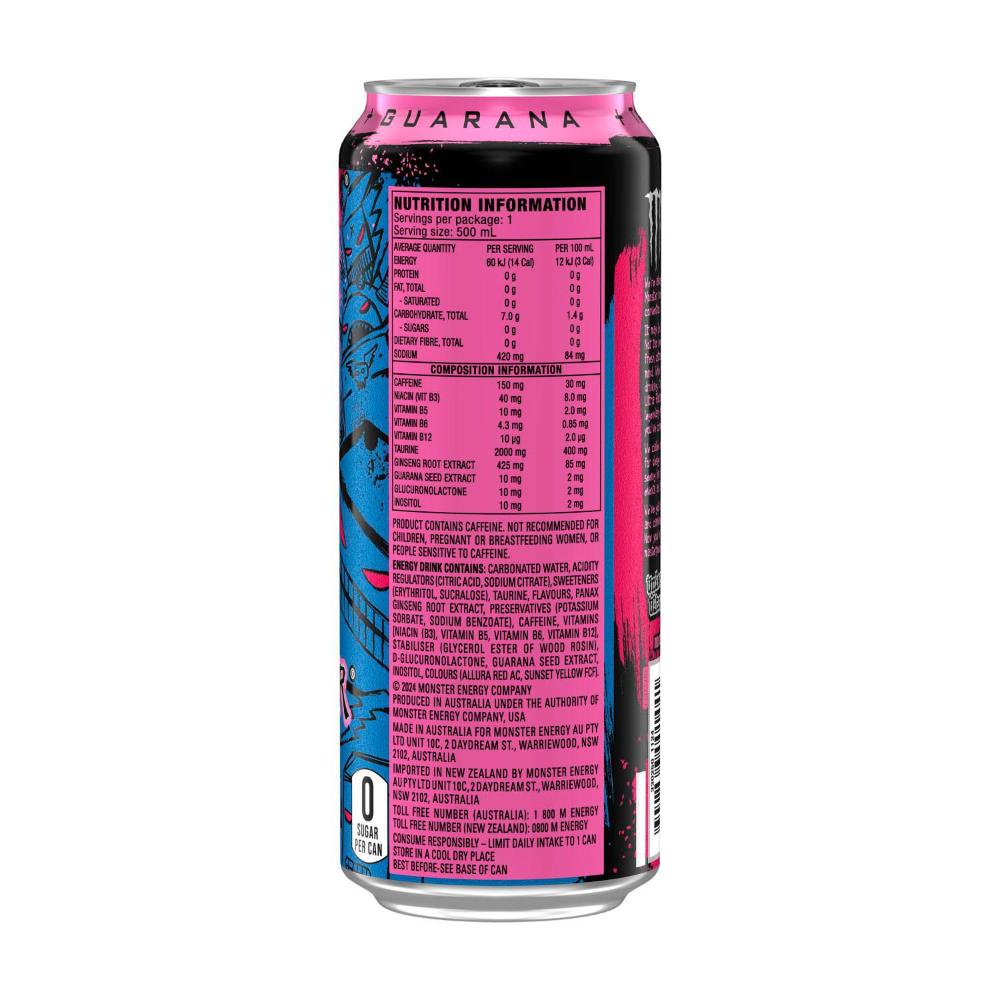 Monster Energy Drink Ultra Ruby Red - 500mL