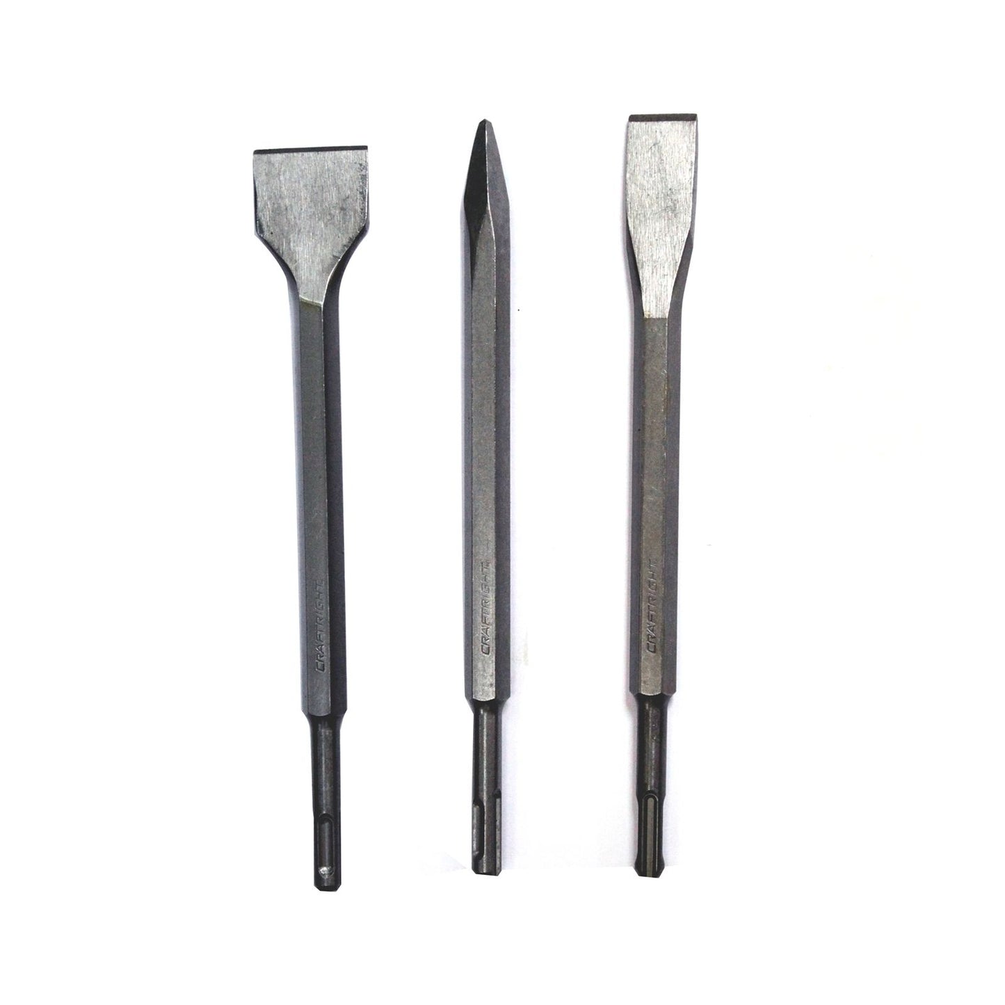 Craftright 3 Piece SDS Chisel Bit Set