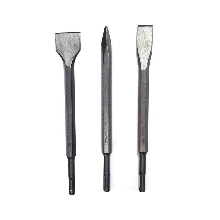 Craftright 3 Piece SDS Chisel Bit Set