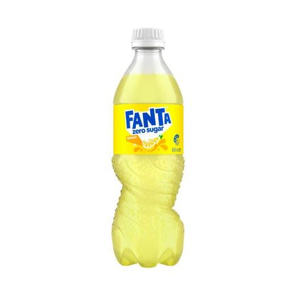 Fanta Zero Flavours Lemon Pet - 600mL