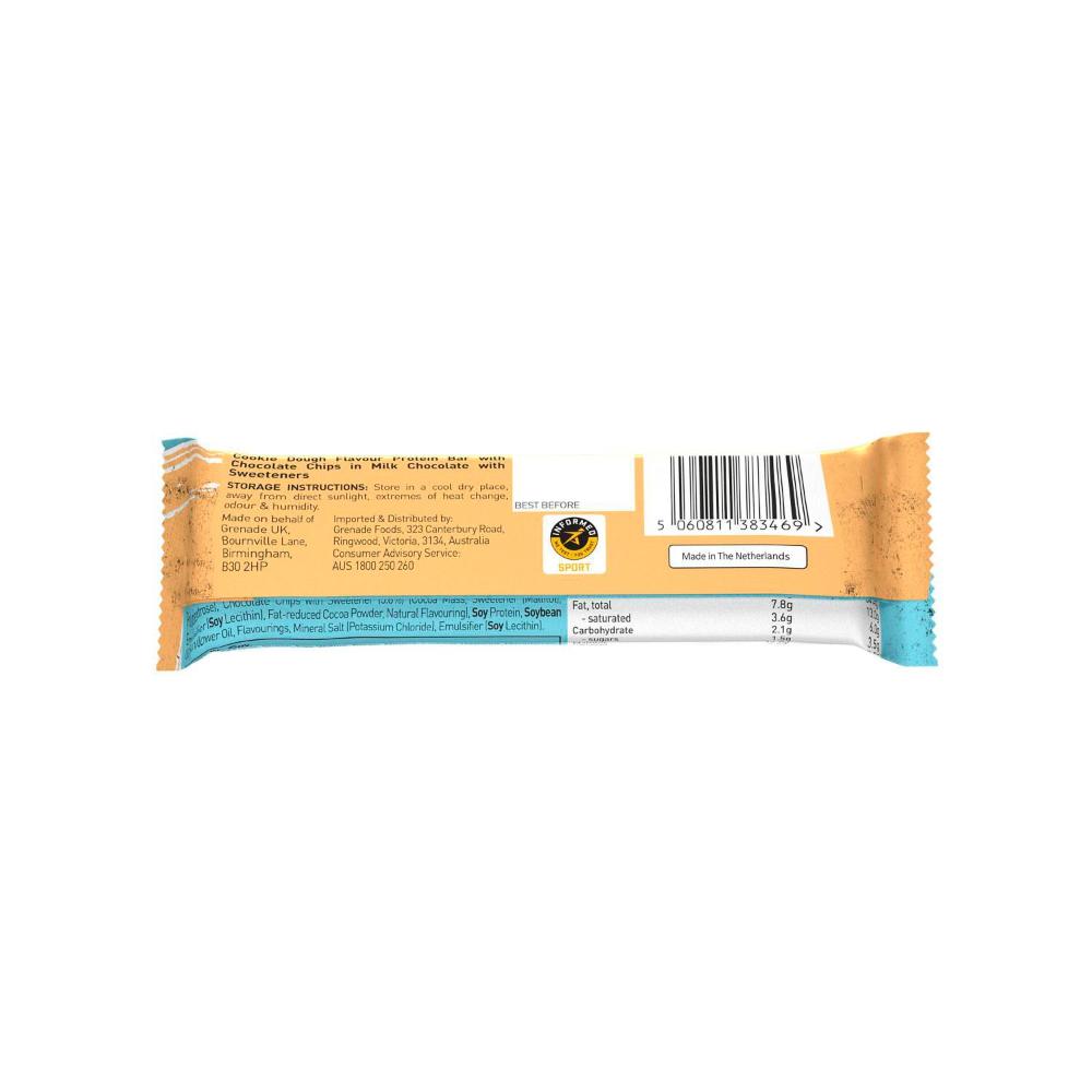 Grenade High Protein Bar Choc Chip Cookie Dough - 60g