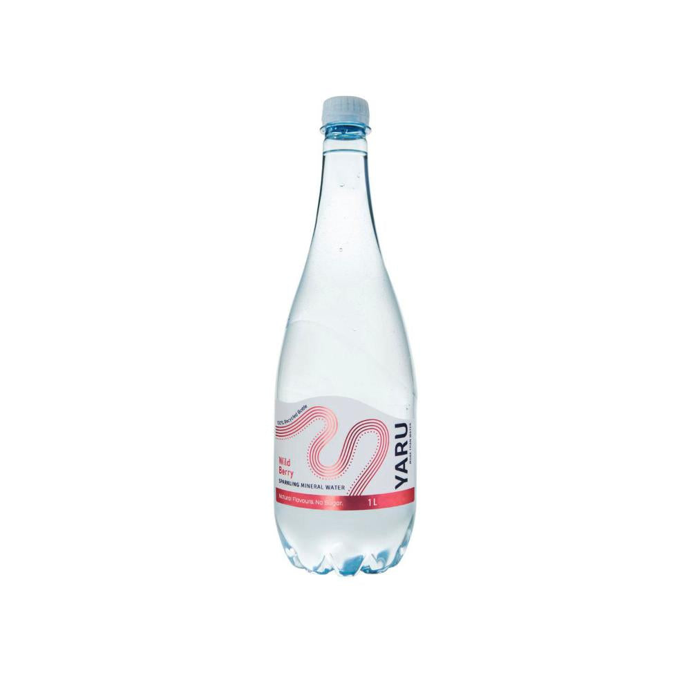 Yaru Flavoured Sparkling Mineral Water Wild Berry - 1L