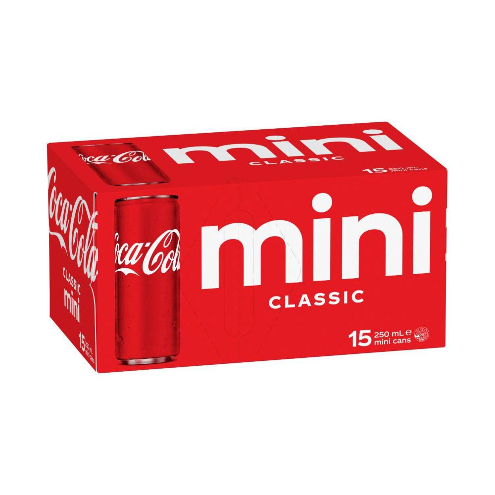 Coca-Cola Soft Drink Can assic 15x250ml