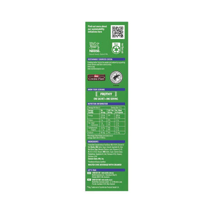 Milo Frothy Instant Hot Chocolate Sachets 8 Pack - 136g
