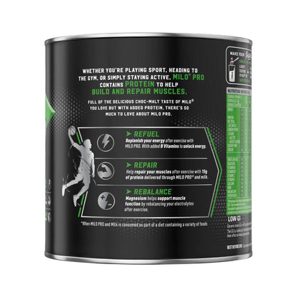 Milo Protein Chocolate Malt Powder Hot Or Cold Drink - 440g