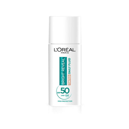 L'Oreal Paris Bright Reveal Tinted SPF 50 Medium Fluid - 50mL