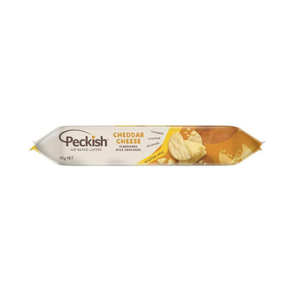 Peckish Rice Crackers Cheese - 90g