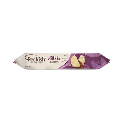 Peckish Rice Crackers Salt Vinegar - 90g