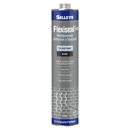 Selleys Black Flexiseal FC Polyurethane Sealant Adhesive - 310ml