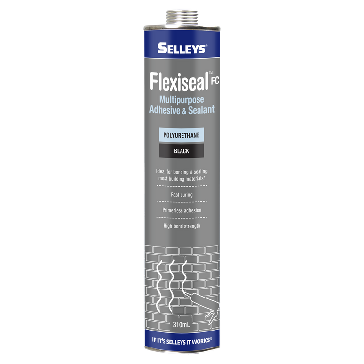 Selleys 310ml Black Flexiseal FC Polyurethane Construction Sealant and Adhesive