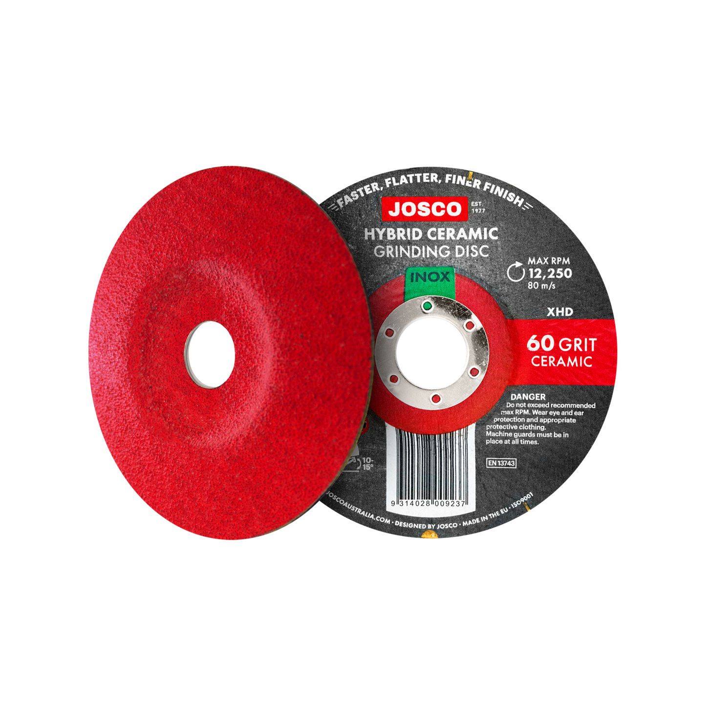 Josco Hybrid Ceramic Grinding Disc - 125mm - 60g