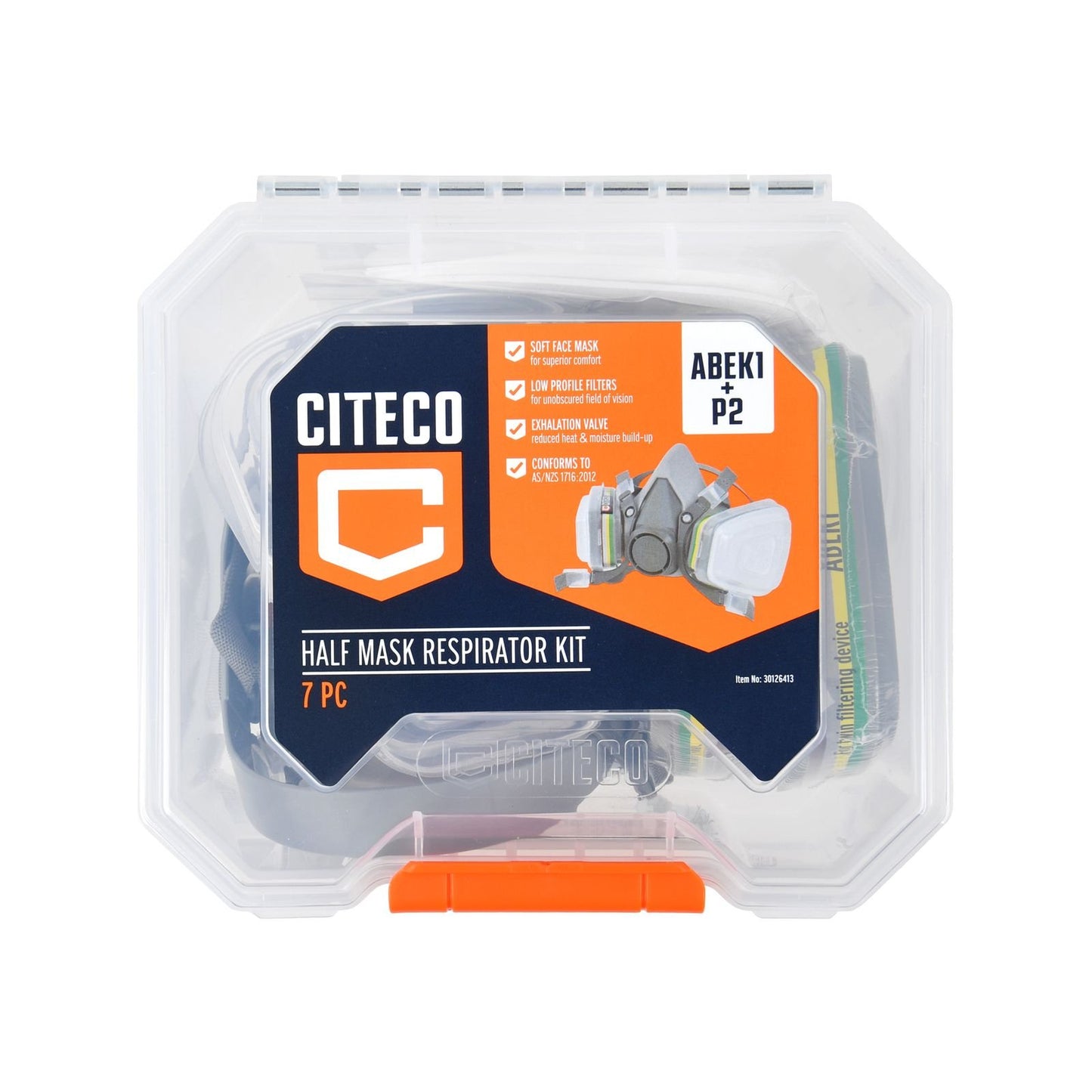 Citeco Half Face Respirator Kit ABEK1P2 - 160 x 100 x 180mm