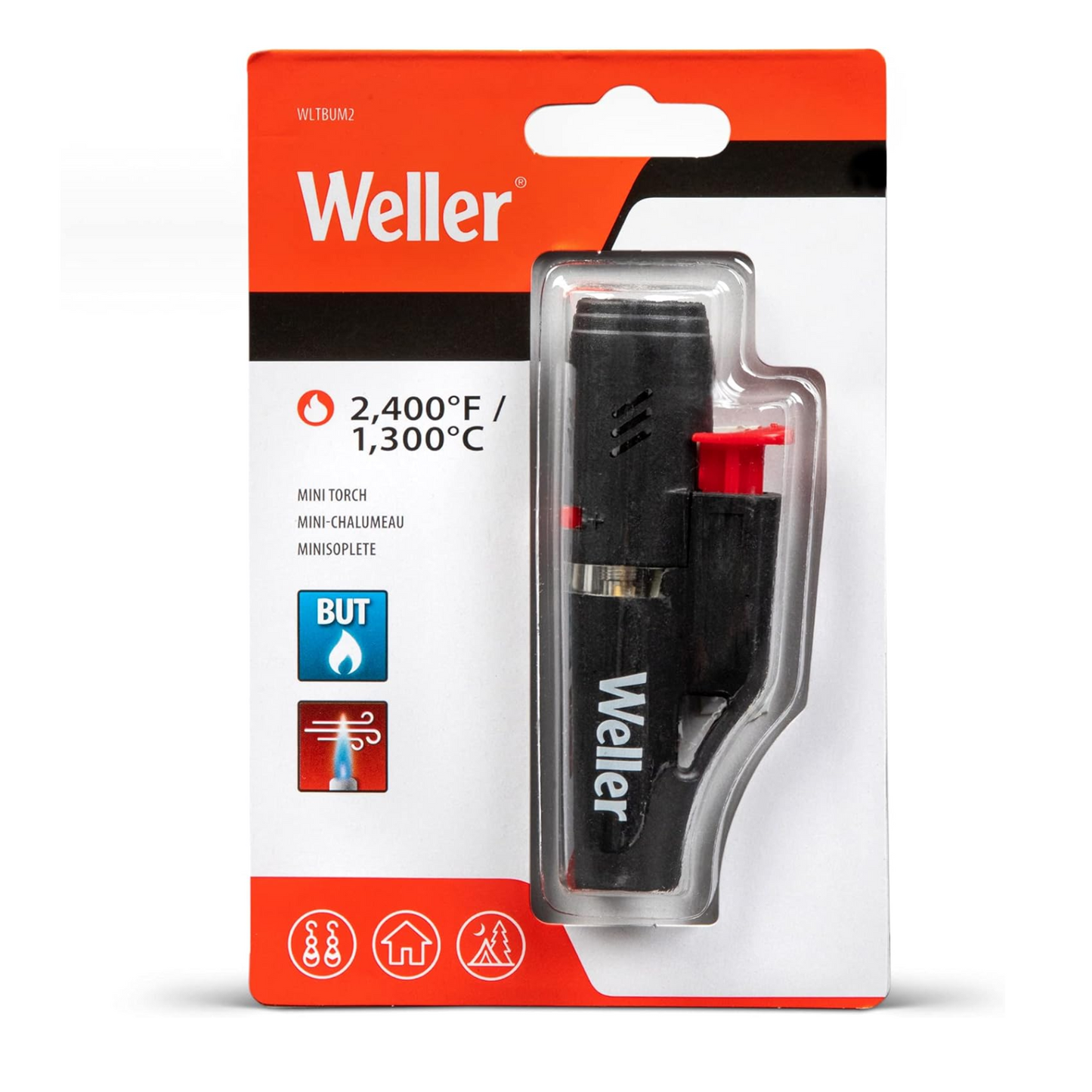 Weller Mini Butane Torch - 102 x 150 x 21mm