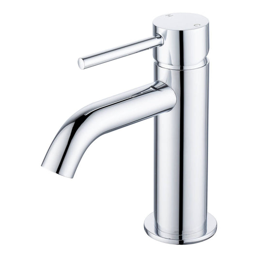Mondella Resonance 25mm Chrome Curved Spout Basin Mixer
