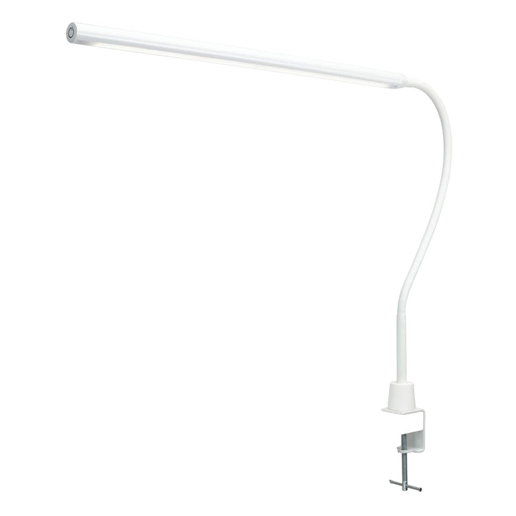 Brilliant White Large Create Desk Lamp with Clamp