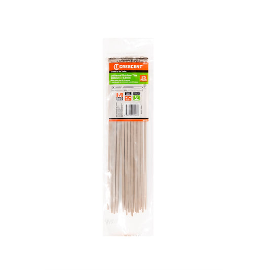 Crescent Outdoor Universal Cable Ties - 300 x 4.8mm - 25 Pack