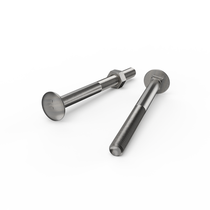 Zenith Stainless Steel 304 Cup Head Bolts - M10 x 120mm - 12 Pack