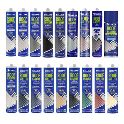 Selleys Roof and Gutter Silicone Sealant - 310g - Translucent