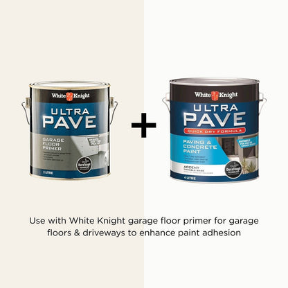 White Knight Quick Dry Paving Paint - 4L - Satin