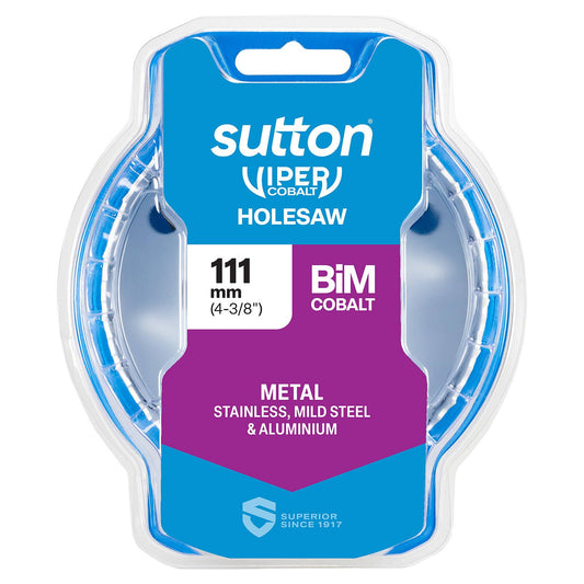 Sutton Tools Viper Cobalt Bi Metal Holesaw - 111mm