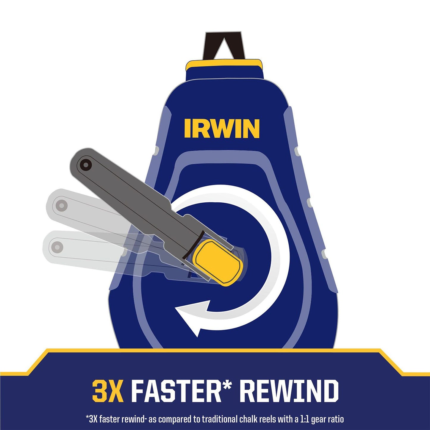 Irwin Strait Line Compact Chalk Reel - 9m