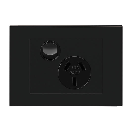 HPM Vivo Single Powerpoint - 118 x 85mm - Grey